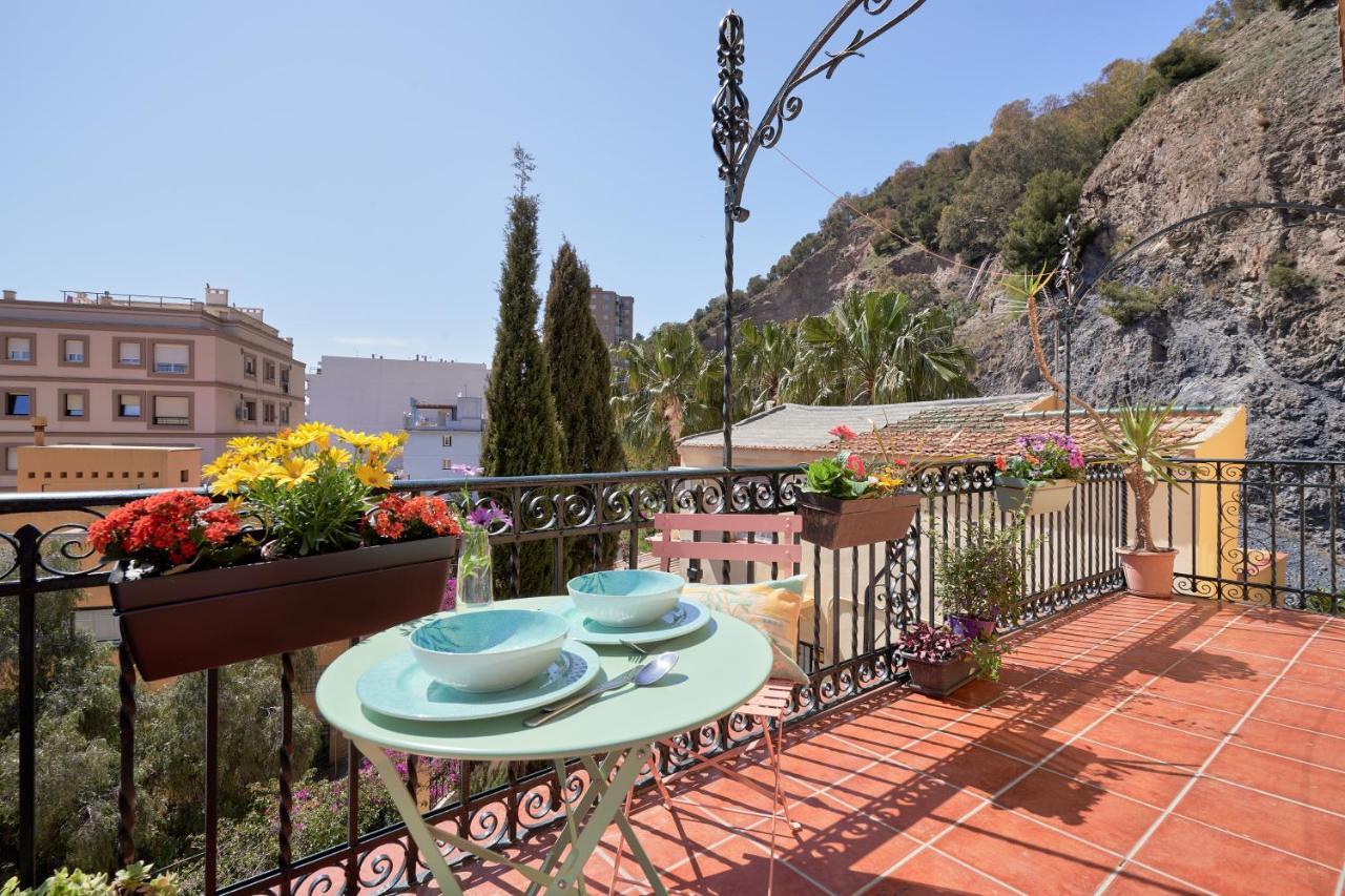 Villa Rosita Suites En Playa De La Malagueta Con Terraza 말라가 외부 사진
